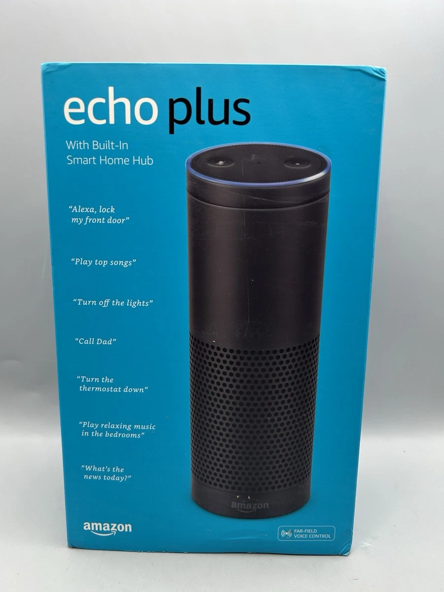 Amazon Echo Plus (1st Generation) Alexa Black Smart Speakers for