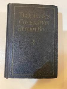 1915 Dr. Chase's Combination Receipt Medical Book -Health-Recipes-Business~MD34 - Picture 1 of 23