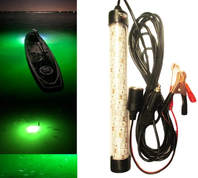 12v Impermeable 12" DELUX LED VERDE SUMERGIBLE LUZ DE PESCA NOCTURNA SUMERGIBLE BAJO EL AGUA  Foto 1 de 4