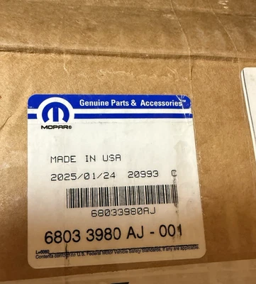 Genuine Mopar Valve Body Assembly 68033980AJ 2013-2018 Ram 2500 3500 OEM New - Image 1 of 4