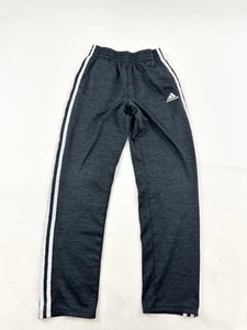 Adidas Pants Boys L Large 14/16 Dark Grey Warm Up Game And Go - Picture 1 of 9