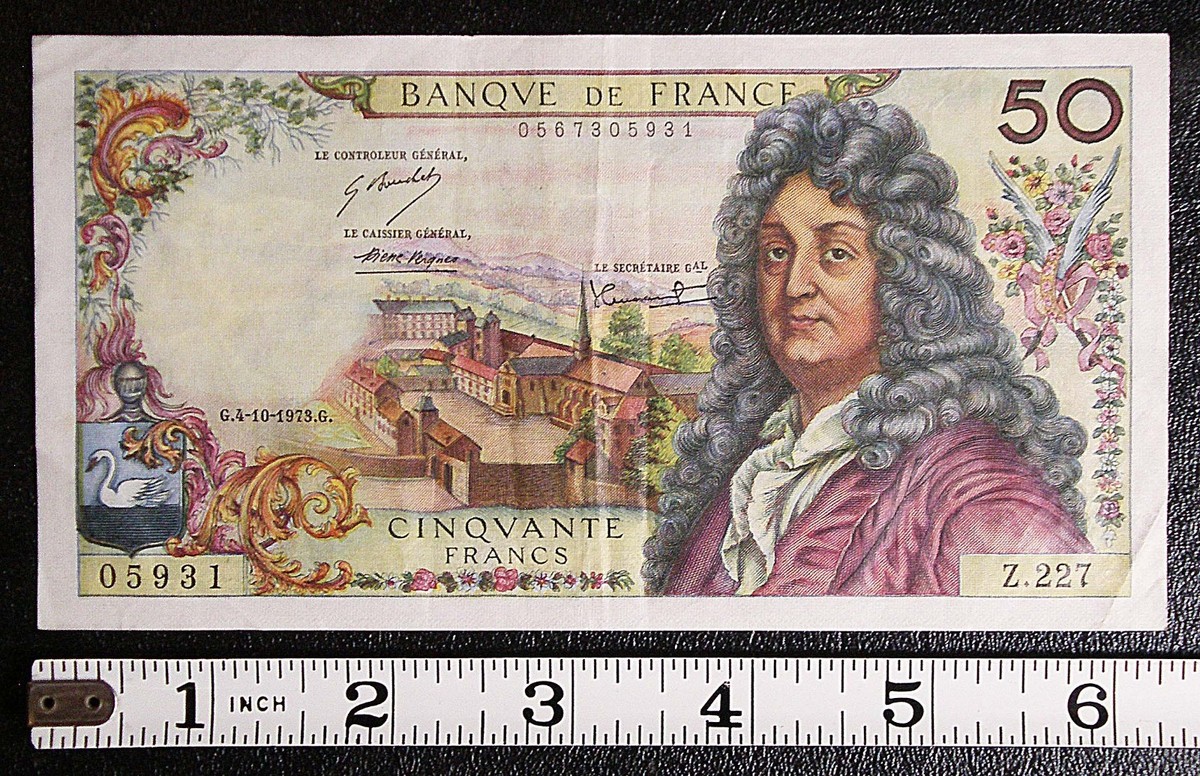 1999 最終発行年/ 50 Cinquante Francs Cinquante Francs 50 | eBay