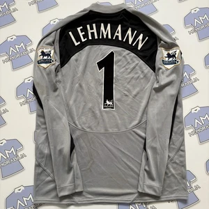 Camiseta de portero del Arsenal FC Jens Lehmann 2004/2005 usada en partido sin lavar - Imagen 1 de 19