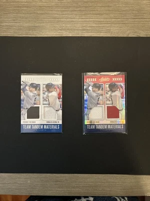 2020 Panini Absolute Baseball Team Tandem Materials Atlanta Braves Lot of 2 - Image 1 of 4