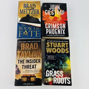 Lot of 4 Mixed Authors Novels Paperback Variety Suspense Books Mixed Lot - Picture 1 of 6
