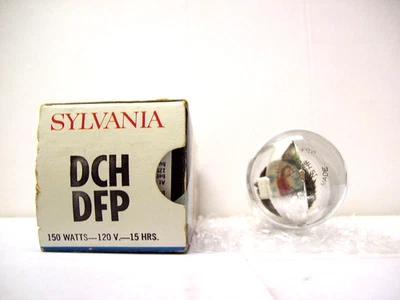 *COPOS DE VIDRIO* DCH - DFP (DJA) Proyector Proyector Lámpara Bombilla SYLVANIA PROMEDIO 15 HORAS Foto 1 de 4