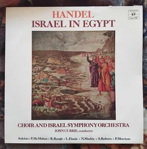 Handel - Israel In Egypt (Choir & Israel Symphony Orchestra) vinyl record lp x2 - Picture 1 of 4