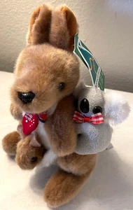 SOUVINIR CANGURO, JOEY Y KOALA Featherdale Wildlife Park AUSTRALIA (9") NUEVO CON ETIQUETAS - Imagen 1 de 9