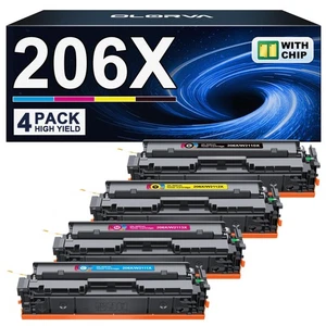 206X Toner Cartridges 4 PackReplacement for HP 206A 206X Toner Cartridges 4 P... - Picture 1 of 7