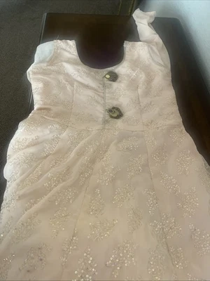 Vestido paquistaní Salwar Kameez listo para usar trajes indio boda fiesta 3 piezas L Foto 1 de 4