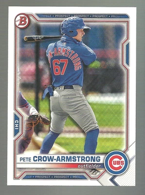 2021 Bowman Draft - Pete Crow-Armstrong #BD-12 (RC) - Image 1 of 2