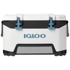 IGLOO BMX 52 WHITE 49L HEAVY DUTY ICE CHEST BBQ PICNIC BEACH CAMPER COOL BOX - Picture 1 of 4
