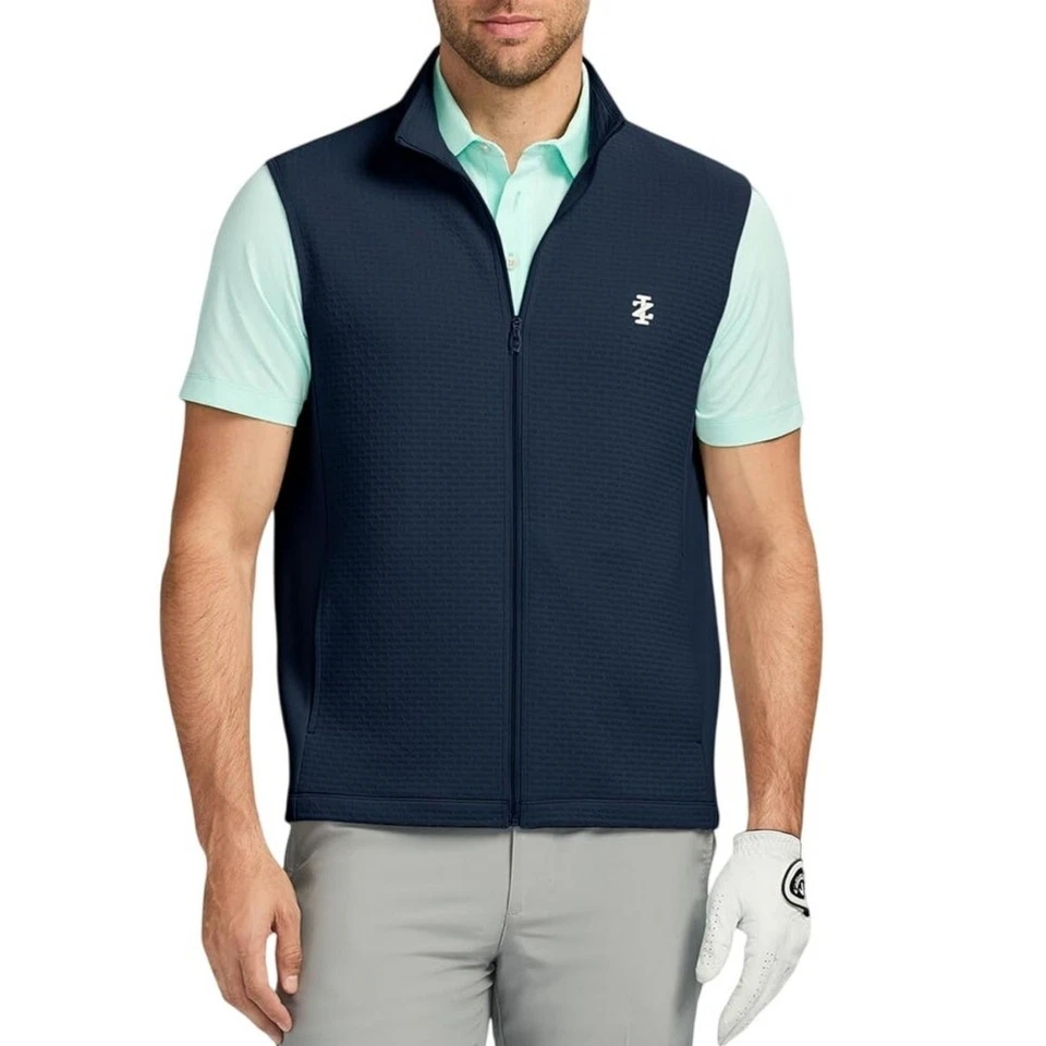 IZOD Men's Hydrashield Vest Navy Blazer Size XXL Full Zip Golf Water Repellent - Image 1 of 4