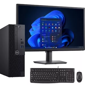 FAST CHEAP COMPUTER i5 8th GEN WiFi DESKTOP PC & MONITOR SET 16GB WINDOWS 11 SSD - Picture 1 of 1