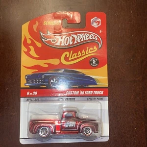 Camión Ford Hot Wheels Classics Series 5 #6 2008 personalizado '56 rojo - Imagen 1 de 6