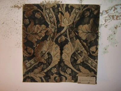Beacon Hill, Morita, 100% Silk, Contemporary Damask, Remnant, Color Onyx - Image 1 of 2