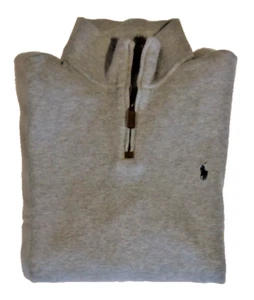 Polo Ralph Lauren Men's 1/4 Zip Pullover Sweater Heather Gray Size XL - Picture 1 of 5
