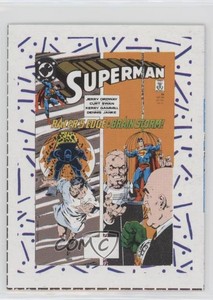 1989 DC Comics Backing Board Cards Great Teams Superman #72 06ff