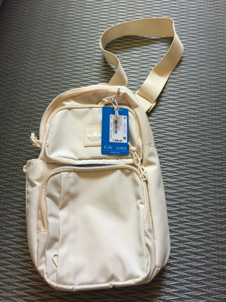 Adidas UTILITY 4 SLING Bag in Wonder White OSFM