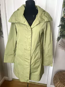 Rainforest Size Small Women's Packable Travel Long Coat Light Green - Picture 1 of 13
