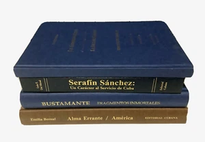 RARE Lot 4 CUBA Related Books SERAFIN SANCHEZ, ALMA ERRANTE, LA EMMIENDA PLATT - Picture 1 of 6