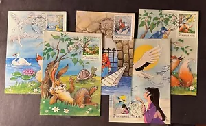 HUNGARY 1987 MAXI CARDS #'D EDITION OF 500 FAIRY TALES AESOP'S FABLES 19709 - Picture 1 of 1