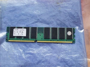 Hynix 512MB DDR SDRAM CL3 PC3200U (DDR-400) 184-pin module HY5DU56822DT-D43 - Picture 1 of 3