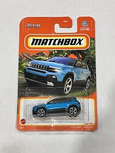 Matchbox 2023 Jeep Avenger Blue Diecast 1/64 scale Toy Car New Mattel - Foto 1 di 6
