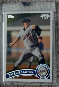 2011 Topps Pro Debut Patrick Lawson Blank Back Card #1/1 Detroit Tigers - Picture 1 of 2