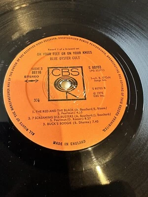 Blue Oyster Cult - On Your Feet Or On Your Knees 2 LP UK 1st Press EX VINYL - Image 1 of 4