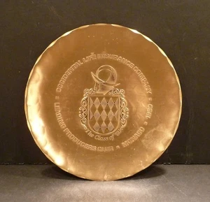 Placa forjada publicitaria Wendell August hecha para seguro de vida occidental, 1980 - Imagen 1 de 1