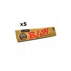 1 5 10 20 50 RAW CLASSIC KING SIZE Slim 110mm Natural Unrefined Rolling Papers