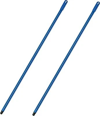 Mango de metal de alta resistencia Superio, para fregona, cepillo, escoba, etc., azul, 54", paquete de 2 Foto 1 de 4