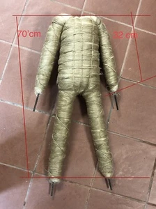 Corpo In Stoppa Canapa Filo Di Ferro Snodabile  Sacre Figure Presepe 70 Cm - Foto 1 di 3