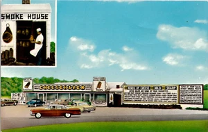 Postcard Clinton Ohio • Cheese Haven ~ Ohio's Largest Cheese Shop •Old Time Cars - Picture 1 of 2