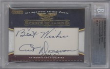 2009 Razor Cut Signature Sports Icons Update Edition 1/1 Art Donovan Auto 0a1