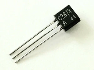 6x Transistor 2SC2878A C2878 A - 2SC2878 A - Vintage Toshiba - Giappone - NOS - Foto 1 di 3