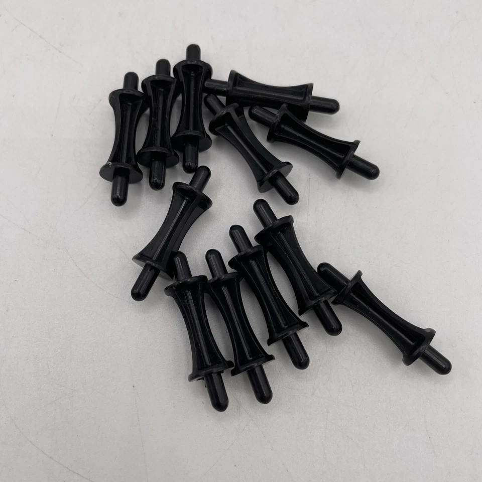Board Game Parts: TWIXT, Avalon Hill, 1976, replacement pieces Black Pegs - Image 1 of 1
