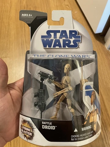 Star Wars The Clone Wars Animated (2008) Battle Droid Action Figure No. 7 Cover