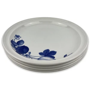 Juego de 4 platos de cena Portmeirion Harvest azul vintage 10 1/2" azul floral 1995 - Imagen 1 de 12