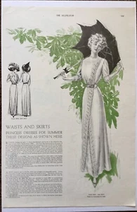 Delineator June 1911 Print Ad Waist And Skirts Womens Fashions - Picture 1 of 6