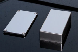 Hammond Eddystone 1590B Chrome pulverbeschichtet Aluminium Gehäuse Alu Enclosure - Bild 1 von 1