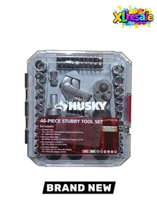 Husky 1/4" und 3/8" kurze Ratsche und Steckschlüsselsatz (46-teilig) H46PCSTS - Bild 1 von 9