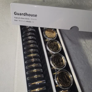 Complete 56 State+Territory 1999-2009 Gold-Plated Quarter Set w GUARDHOUSE BOX - Picture 1 of 3