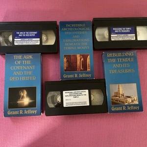 Temple Mount Rebuilding Ark of Covenant Rare Religious VHS tapes Grant Jeffery - Bild 1 von 7