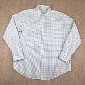 Mizzen+Main Button Front Shirt Mens Size 2XL Plaid Standard Stretch Long Sleeve - Picture 1 of 12