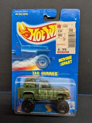 HOT WHEELS  1989 #29 Tail Gunner Con Wheels BLUE CARD Light TW - Image 1 of 4