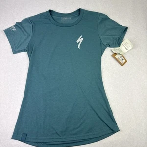 Specialized Dri Release T-Shirt Short Sleeve Crew Neck Turquoise Wome Small Tee - Picture 1 of 12