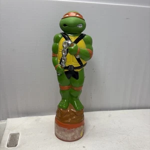 Botella de baño de burbujas Teenage Mutant Ninja Turtles 1990 Miguel Ángel vacía de colección - Imagen 1 de 10