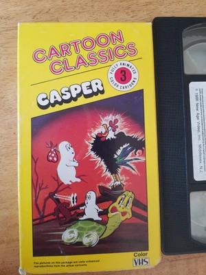 Cartoon Classics Casper VHS 3 Cartoons one VHS tape - Image 1 of 3